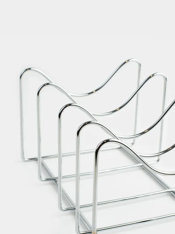 Подставка-органайзер для сковородок и крышек, 16х25 см, 4 отд, металл, Method, image-5