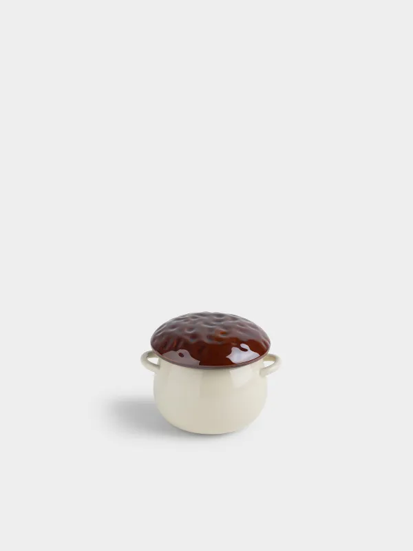 Кокотница, 13 см, 670 мл, с крышкой, Гриб, Autumn fungi, image-0