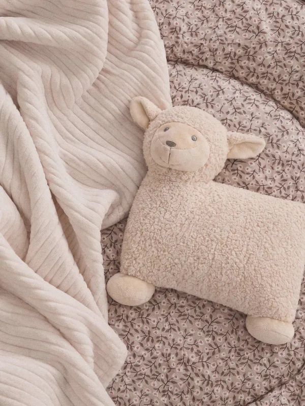 Плед с подушкой, 130х150 см, Овечка, Plush animals, image-1