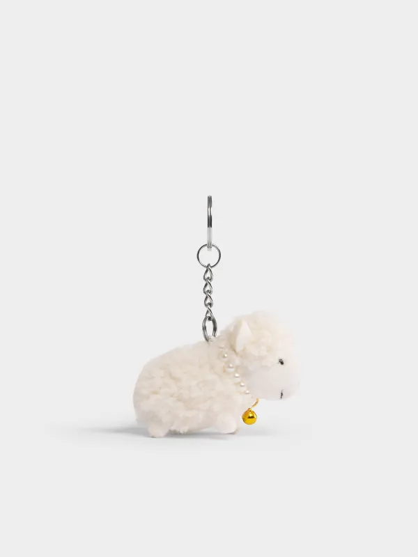 Брелок, 6 см, мягкий, Овечка, Keychain lamb, image-1