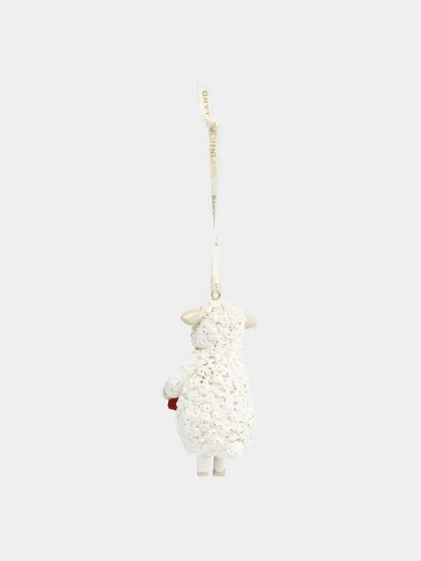 Набор елочных игрушек, 9 см, 2 шт, Овцы с елкой и подарком, Figure christmas, image-4