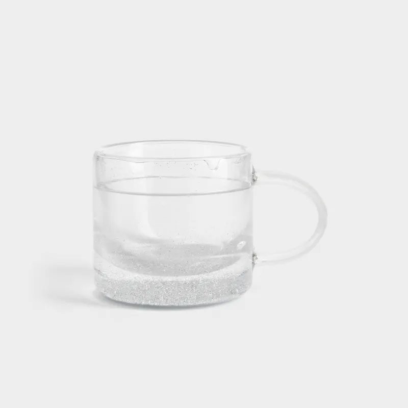 Кружка, 200 мл, стекло Б, с блестками внутри, Air decor