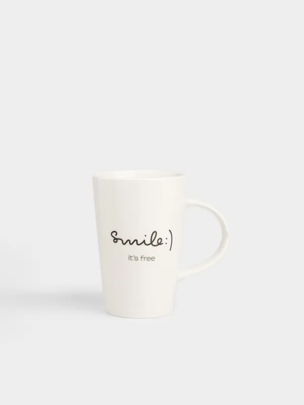 Кружка, 420 мл, Smile, Scroll, image-0