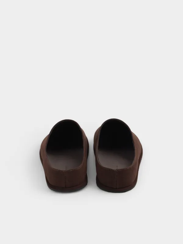 Лаконичные сабо из экозамши, Suede, image-6