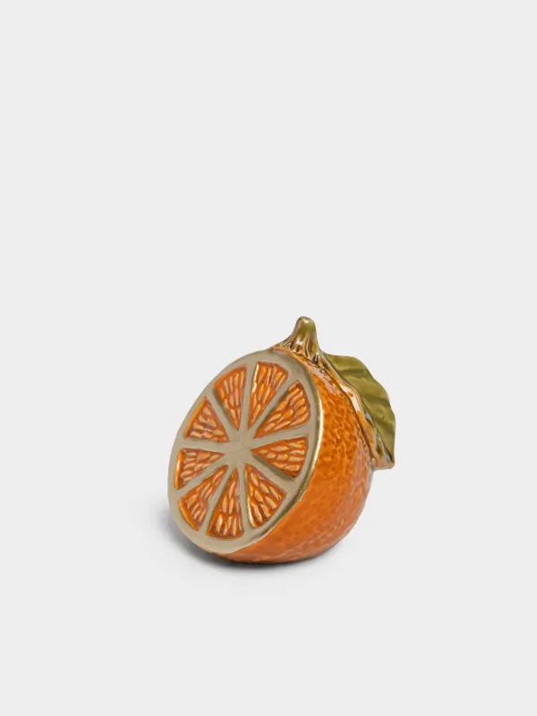 Емкость для соли или перца, 8 см, Апельсин с листом, Fruit, image-0