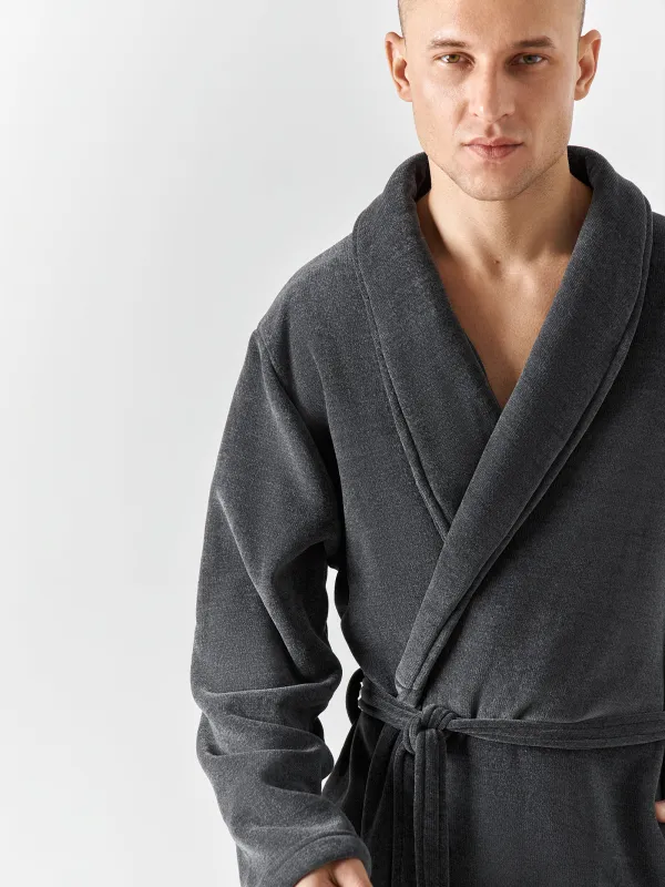 Халат мужской, с длинным рукавом, Jesse, image-2