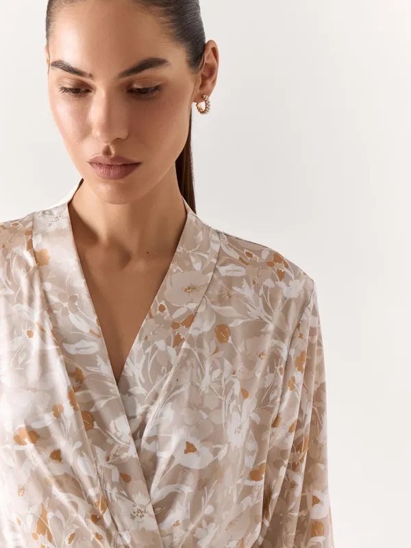 Халат домашний с длинным рукавом, Mary, image-2