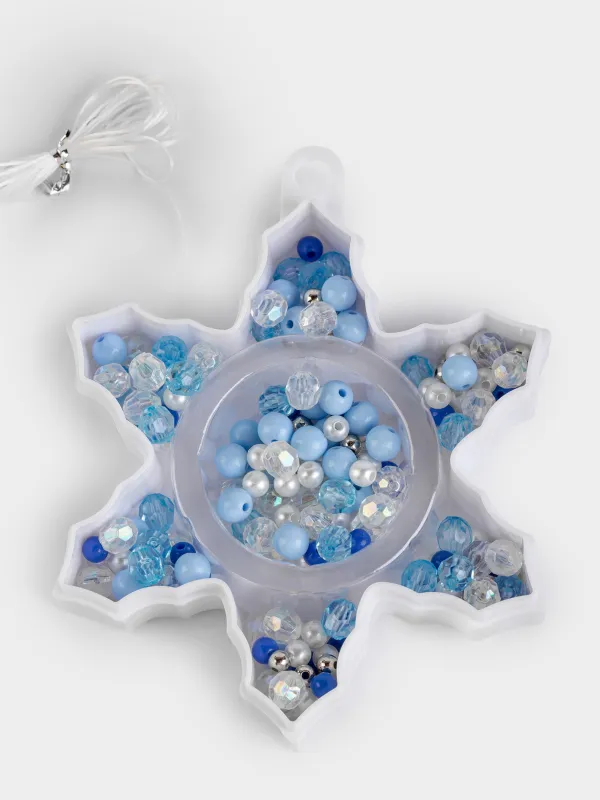 Набор для творчества, 12 см, создание украшений, пластик, Снежинка, Creative armlet, image-1