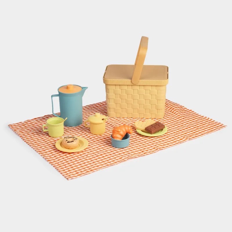 Набор игровой, 14 пр, растительное волокно/пластик, Корзинка для пикника, Game