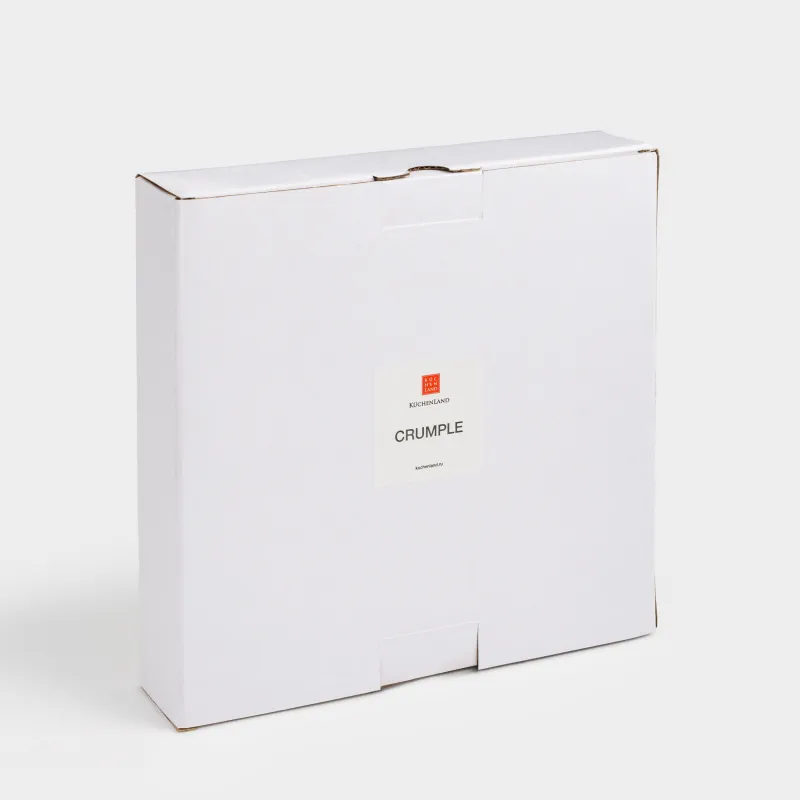 Тарелка закусочная, 21 см, фарфор N, молочная, Мятый эффект, Crumple, image-4