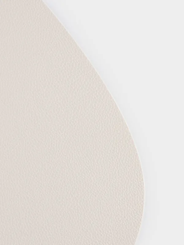 Салфетка под приборы, 37x45 см, ПВХ, фигурная, молочная, Rock, image-2