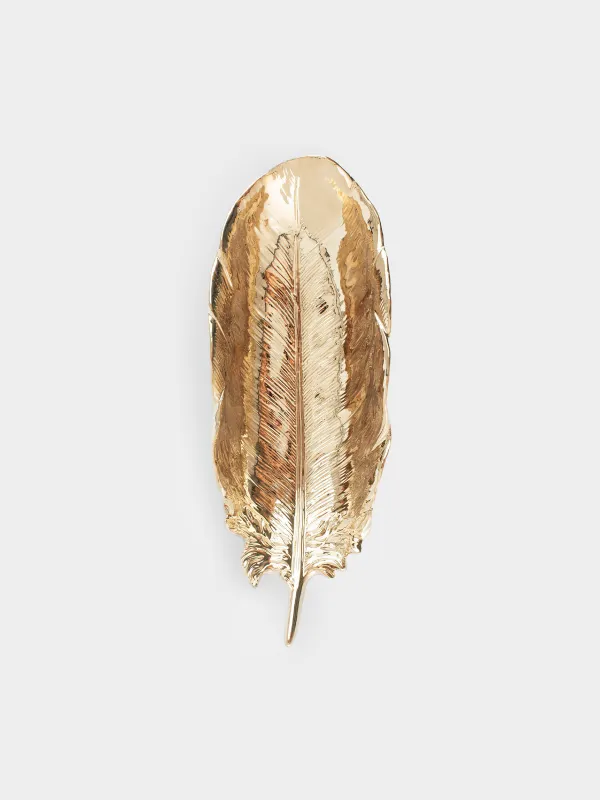 Блюдо декоративное, 36х13 см, Перо, Feather, image-2