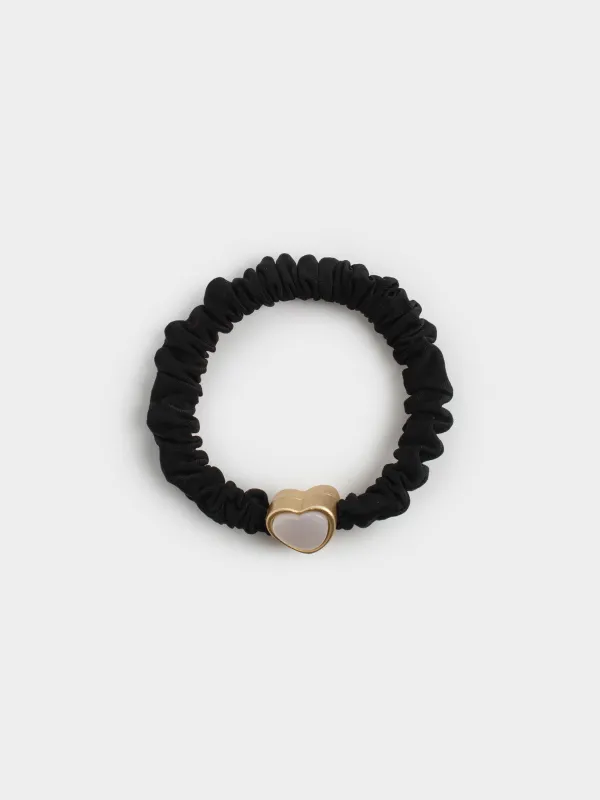 Резинка для волос, Сердце, Silk, image-0