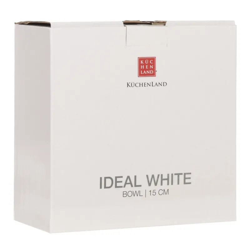 Салатник, 16х7 см, 800 мл, фарфор F, белая, Ideal white, image-2