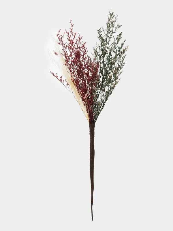 Букет декоративный, 60 см, сухоцветы, Лаванда и овес, Dried flower, image-0