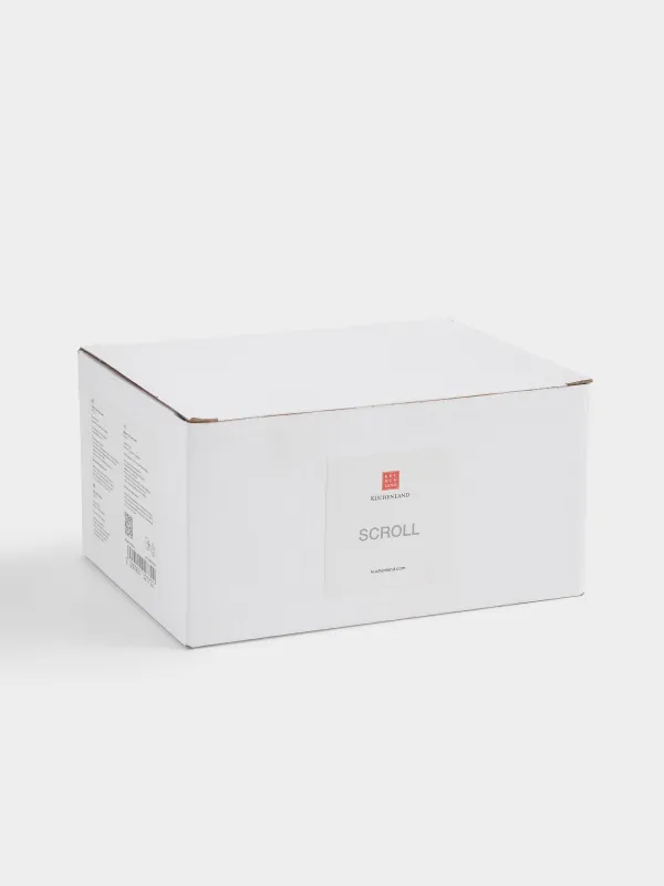 Кружка, 450 мл, керамика, молочная, Неровный край, Scroll, image-5