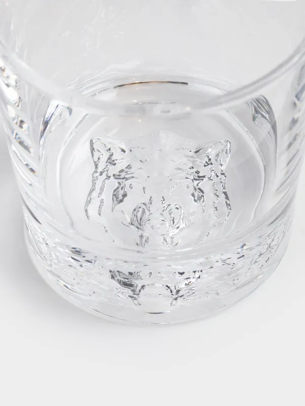 Стакан для виски, 9 см, 300 мл, стекло, Волк, Elements, image-3