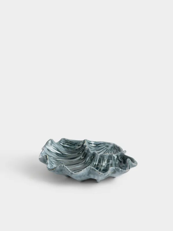 Блюдо, 25х27 см, с соусником, Ракушка, Coral reefs, image-0