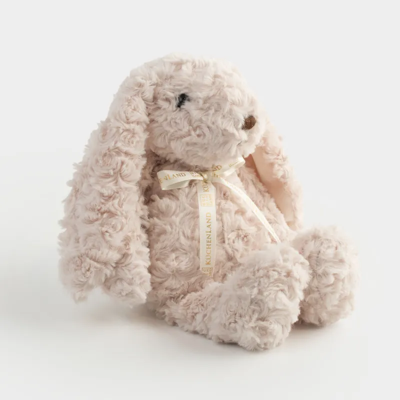 Игрушка, 33 см, мягкая, полиэстер, молочная, Кролик с сердцем, Rabbit, image-1