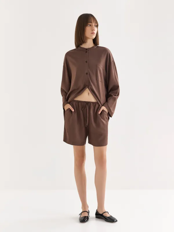 Шорты коричневые, Redana, image-0