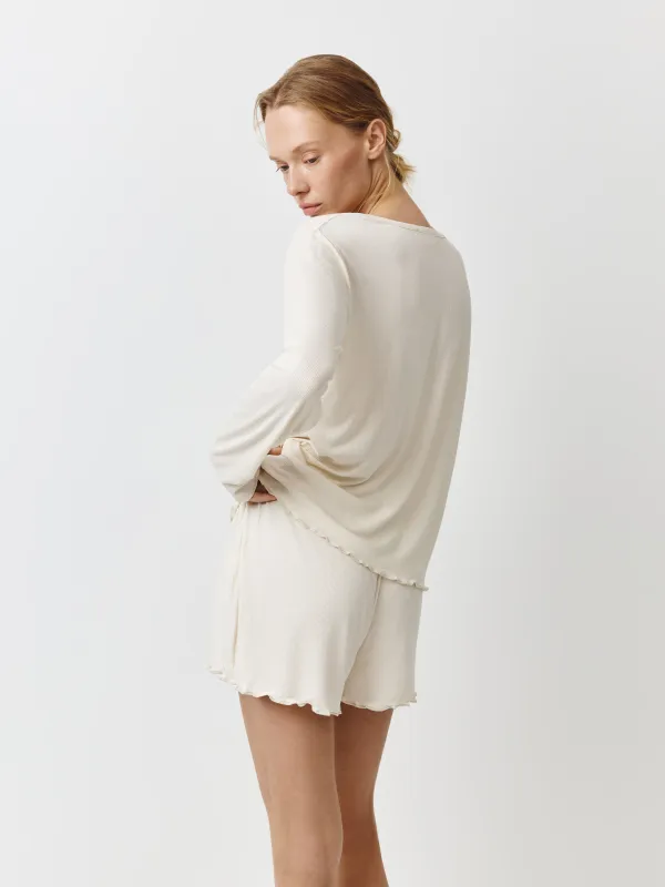 Кардиган женский, домашний, с рюшами, Rosemary, image-3