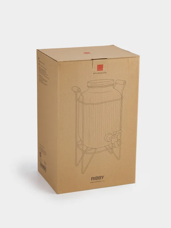 Диспенсер для напитков, 4 л, Ribby, image-4