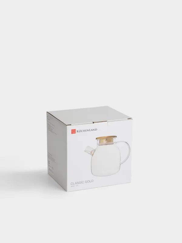 Чайник заварочный, 1,2 л, Classic gold, image-5