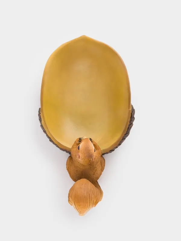 Конфетница, 27х10 см, полирезин, коричневая, Белка, Forest symphony, image-4