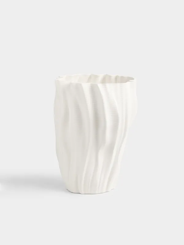 Ваза для цветов, 28 см, Фактурные изгибы, Crumple, image-0