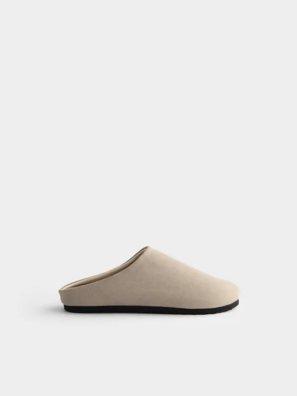Тапочки из искусственной замши с меховой стелькой Suede, image-0