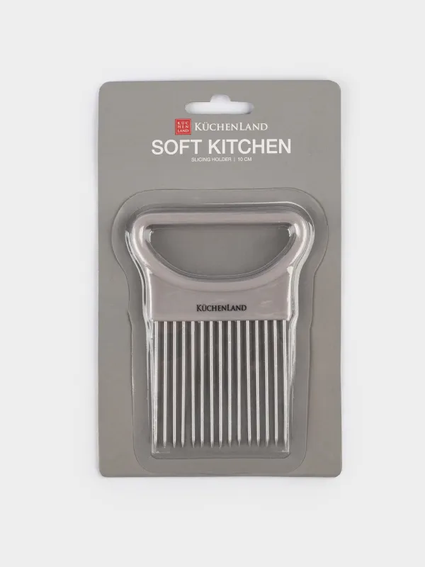 Держатель для нарезки лука, 11х8 см, пластик/сталь, бежевый, Regular, image-5