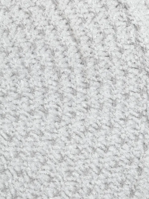 Салфетка под приборы, 38 см, шенилл, круглая, серебристо-серая, Chenill, image-2