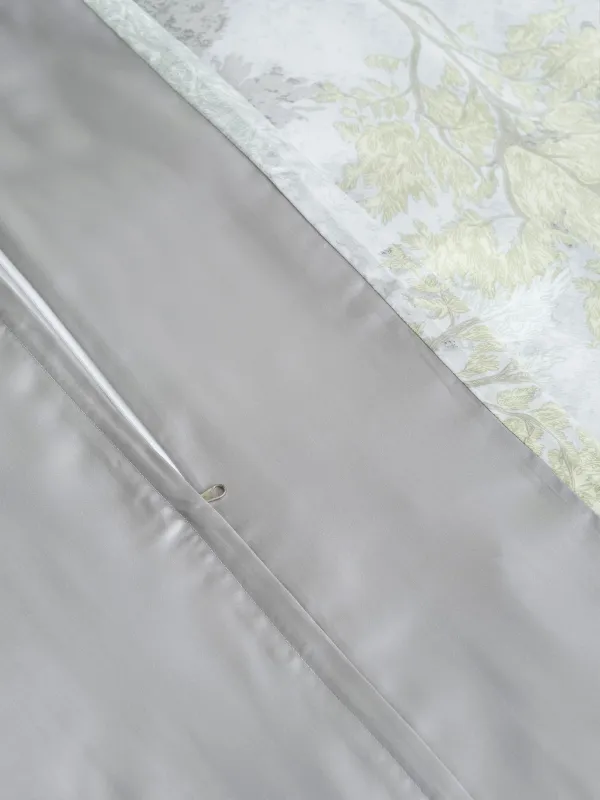 КПБ евро, тенсель 300 ТС, серо-ментоловый, Ветви, Tencel, image-3