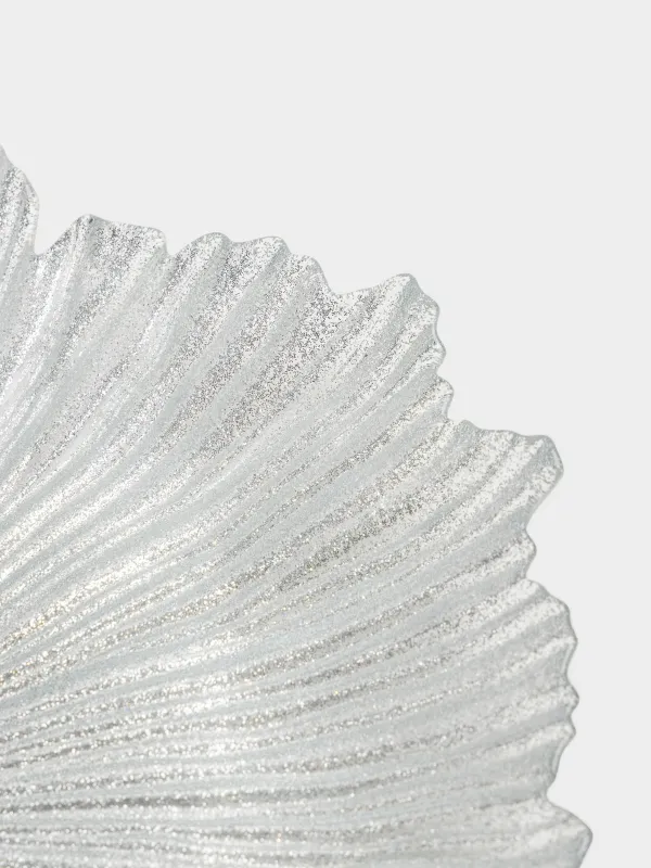 Тарелка обеденная, 28 см, стекло Р, серебристая, Verge, image-3