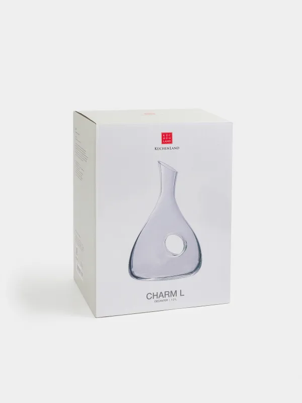Декантер, 1,2 л, с ручкой, кристальное стекло, Charm L, image-4