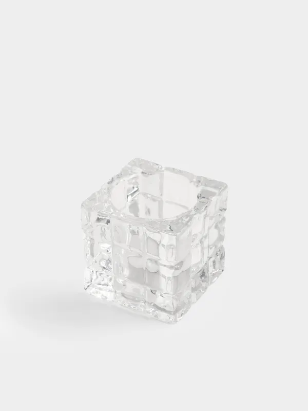 Подсвечник, 6x6 см, для чайной свечи, стекло Р, Zero, image-1