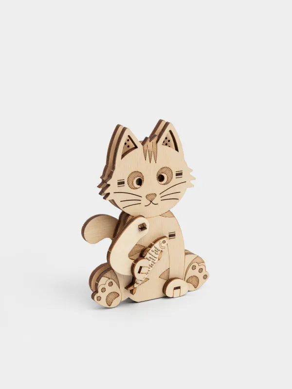 Набор для творчества, дерево, Cat, image-2