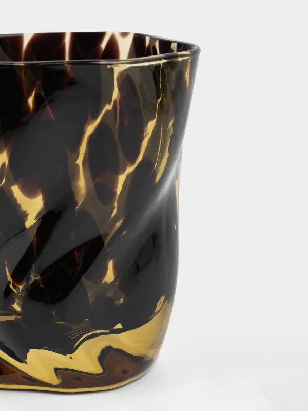 Стакан, 10 см, 250 мл, стекло Р, коричневый, Анималистичный узор, Nors color, image-3