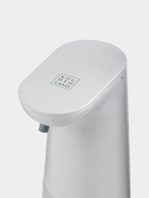Диспенсер для жидкого мыла, 250 мл, сенсорный, для пены, пластик, белый, Smile, image-3