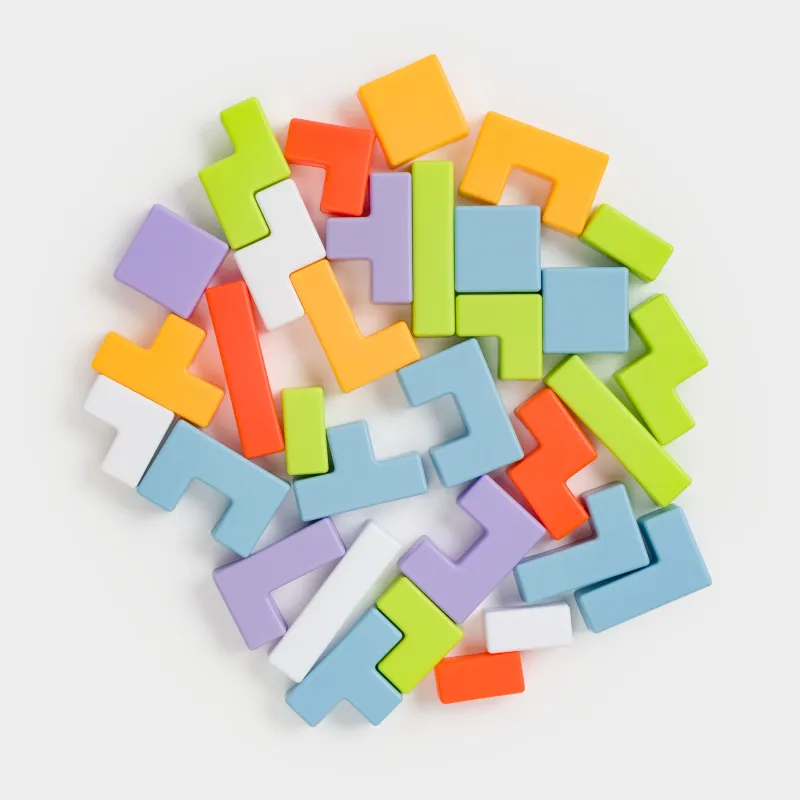 Игра-головоломка, 19 см, развивающая, пластик, синяя, Мишка, Bear, image-5