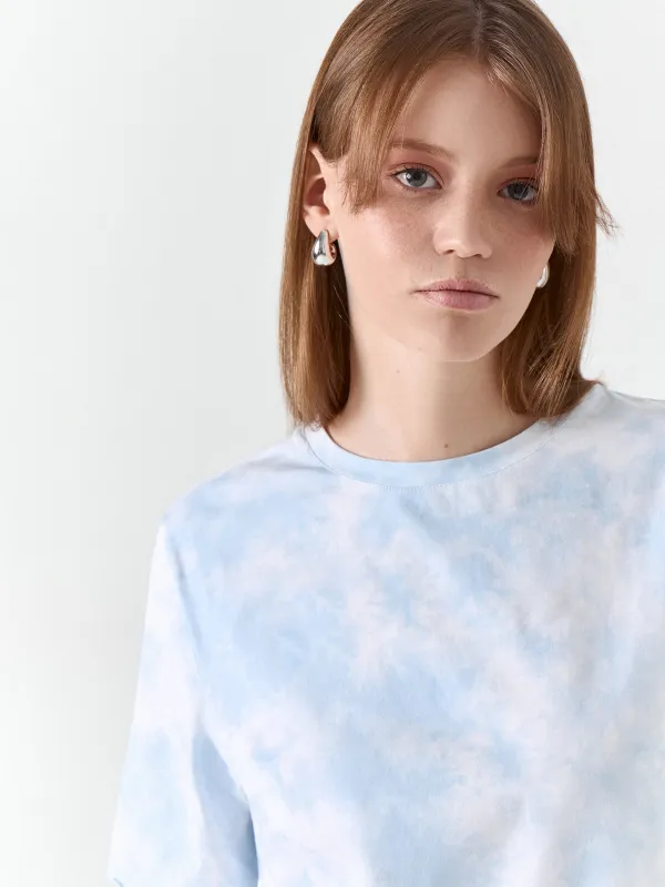 Футболка домашняя, голубая, Jocelyn, image-2