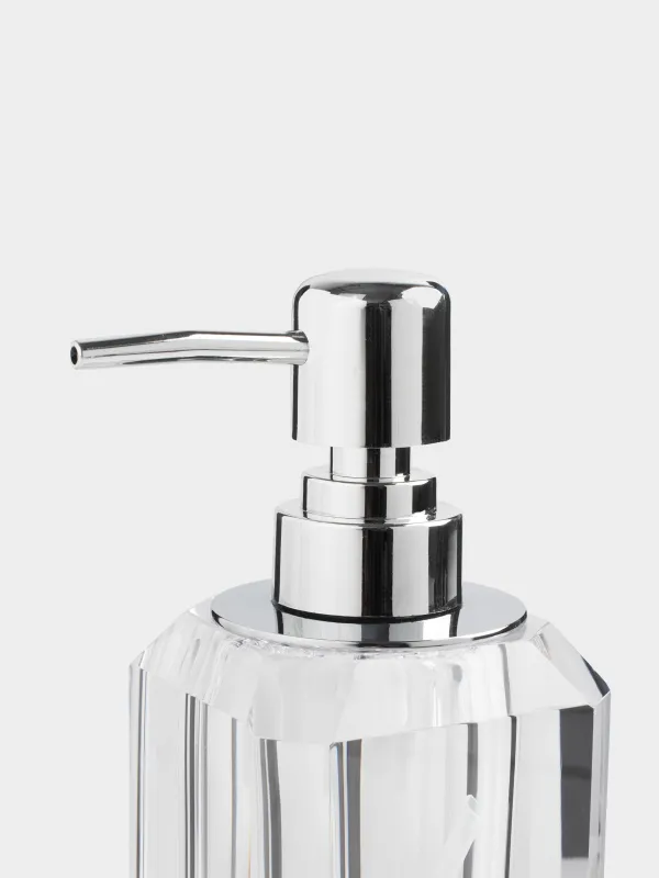 Диспенсер для жидкого мыла, 200 мл, Грани, Shower Crystal Glance, image-4