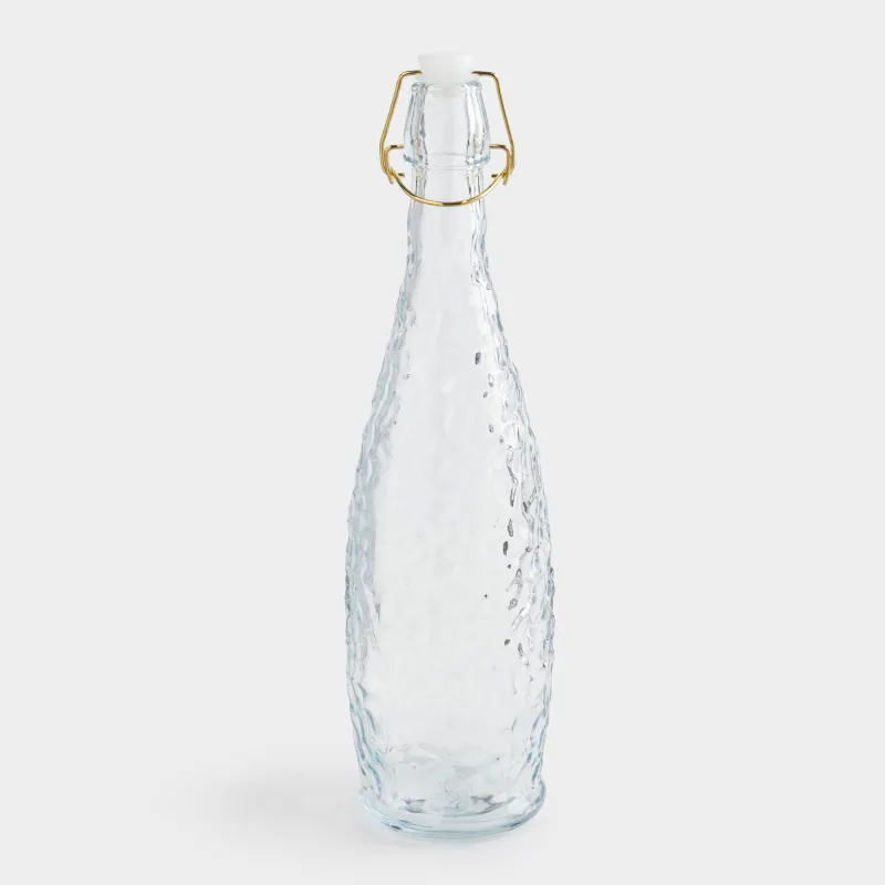 Бутылка для масла или уксуса, 900 мл, с клипсой, стекло Р/металл, Ripply