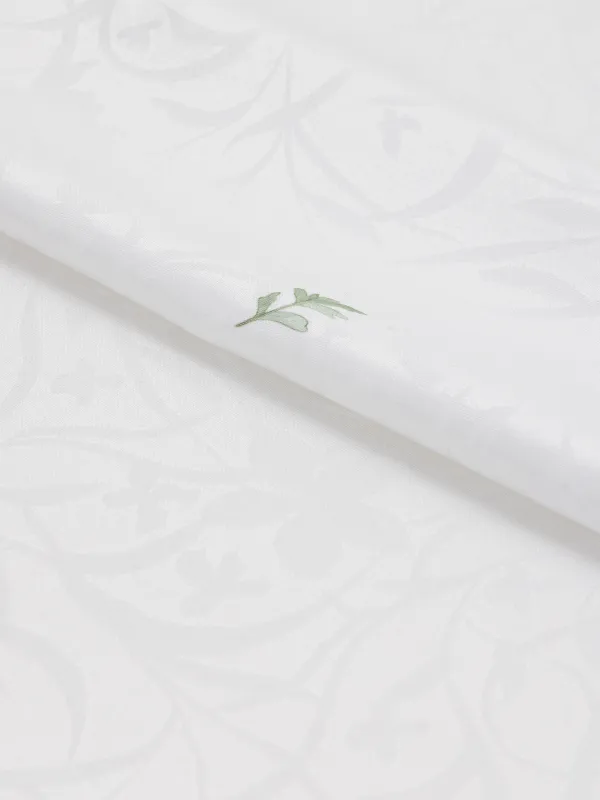 Дорожка настольная, молочная, Petals serenity, image-1