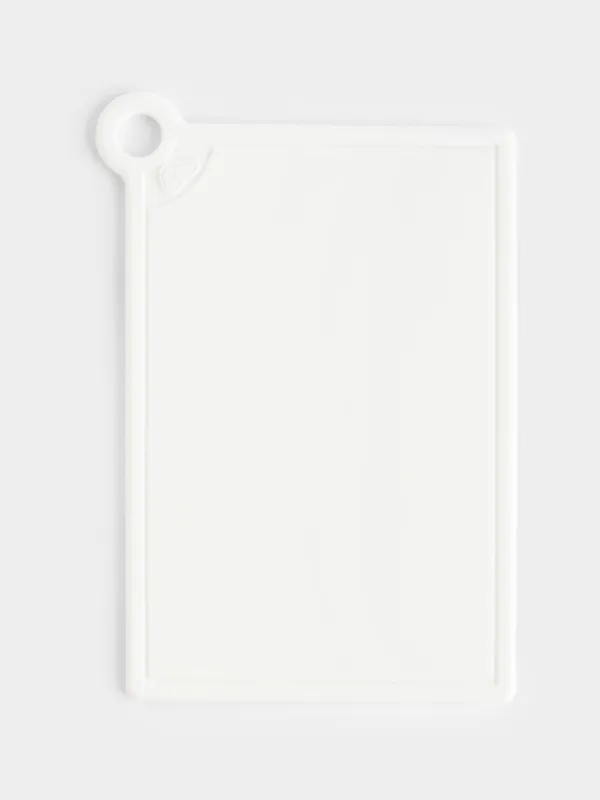 Доска разделочная, 35х32 см, 4 шт, в подставке, пластик, бежевый микс, Galori, image-6