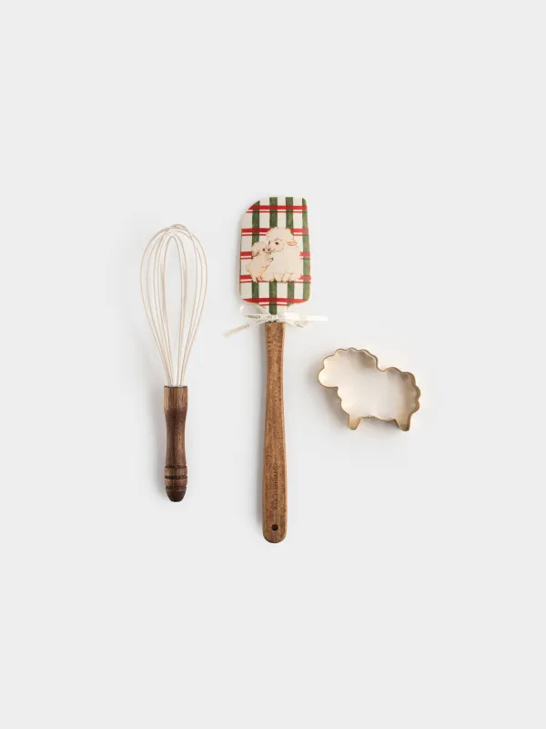 Набор для выпечки, 3 предмета, Овечка, Bakery sheep, image-0