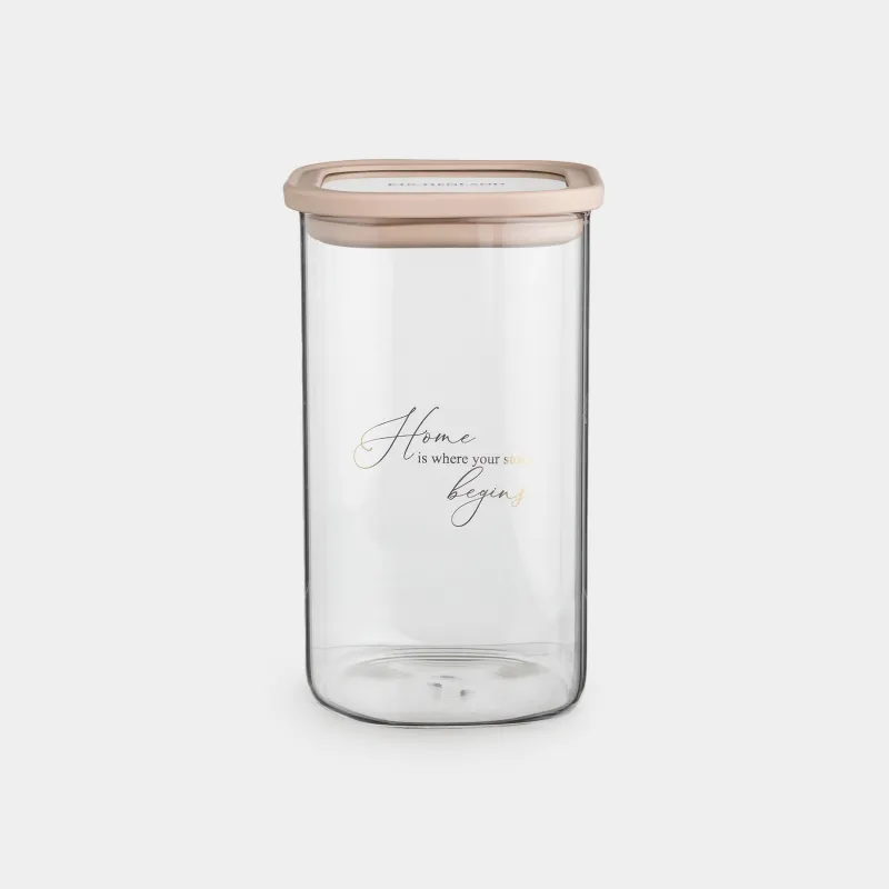 Банка для сыпучих продуктов, 1,3 л, Verre