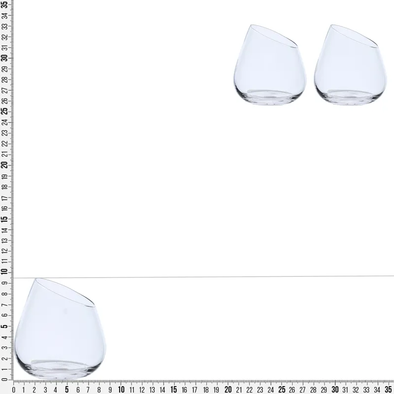 Стакан, 9 см, 350 мл, 2 шт, кристальное стекло, Charm L, image-3