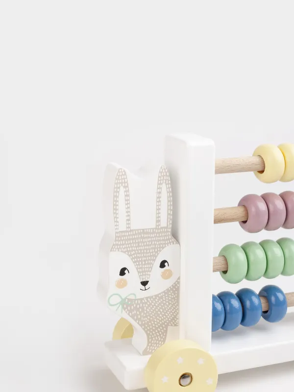 Игрушка развивающая, 20 см, Счеты на колесах, Kiddy, image-2