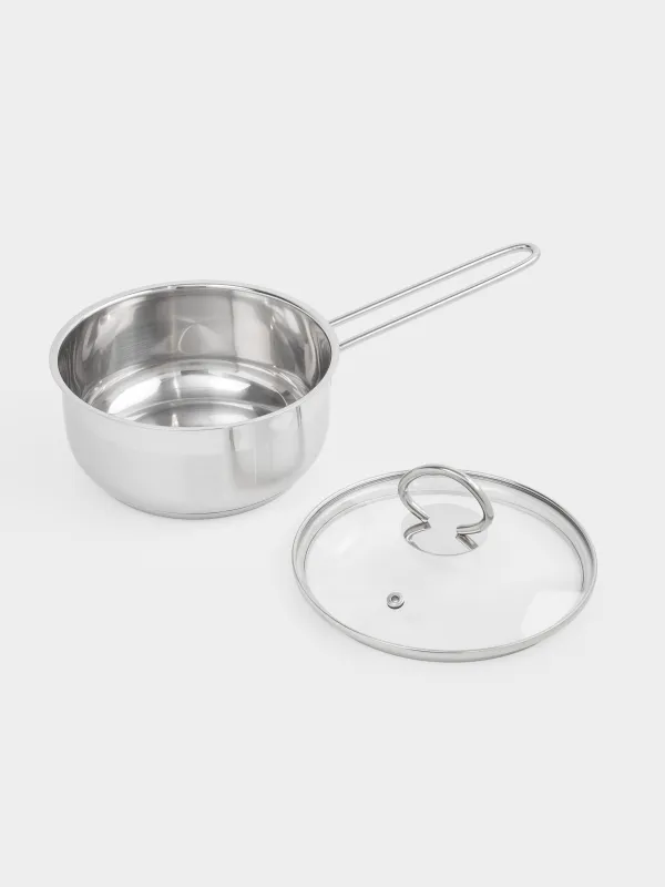 Набор посуды, 3 пр, сталь/стекло, Egoist lite, image-5